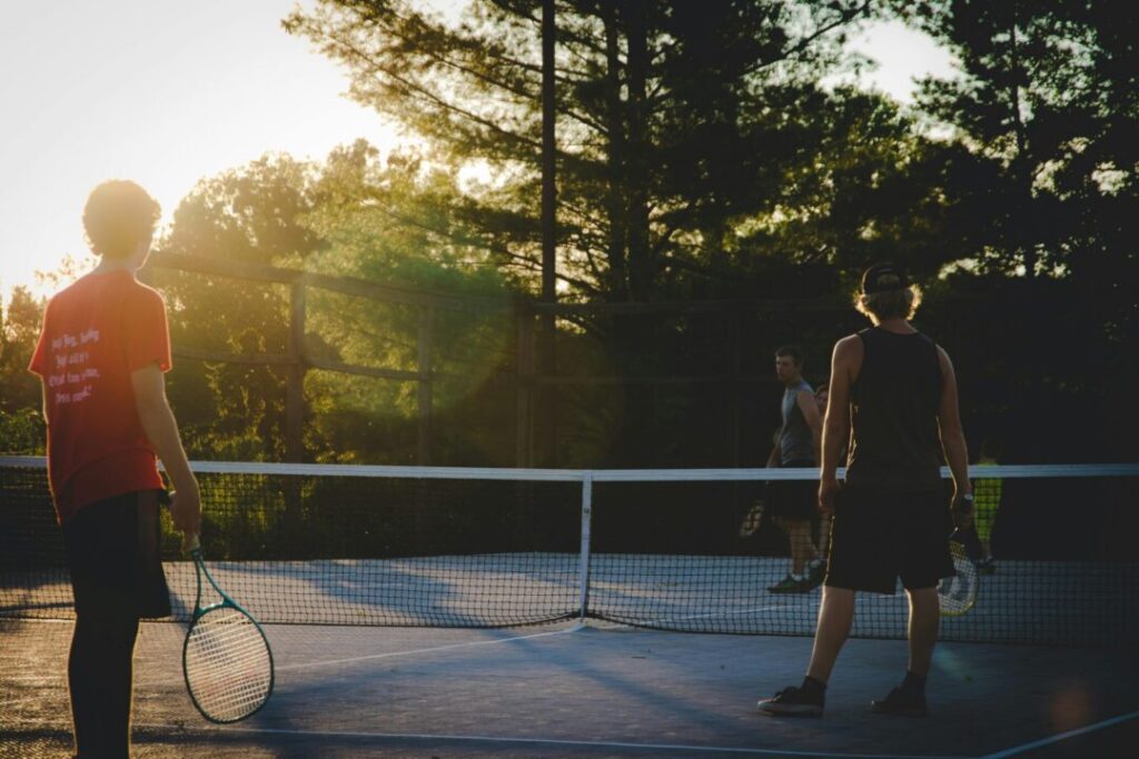 Tennis game Creates Interesting and Active